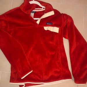 Orange Patagonia women’s jacket